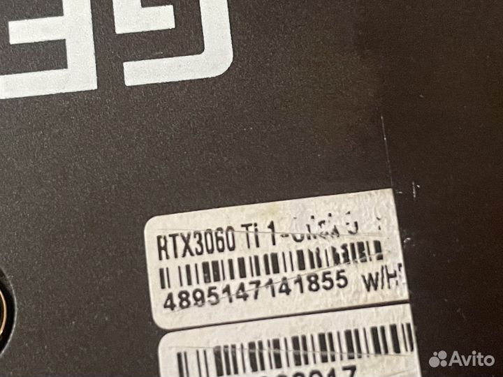 Kfa2 rtx 3060 Ti на запчасти