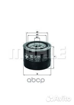 Фильтр масляный mahle OC204 OC204 Mahle/Knecht