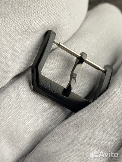 Черная матовая пряжка 18мм iwc для часов