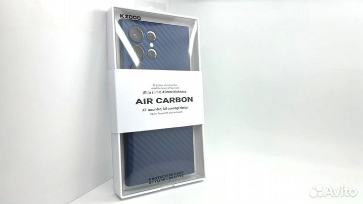 Чехол на Samsung Galaxy S24 Ultra K-DOO Air Carbon