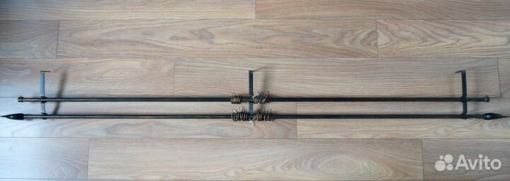 Карниз металлический двухрядный