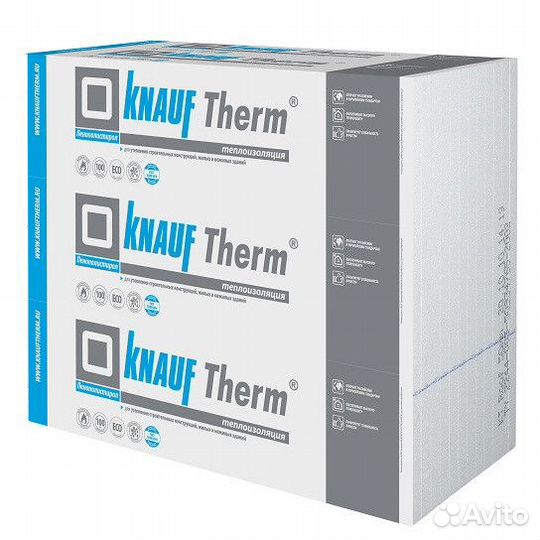 Knauf Therm пенопласт Дача 100 х 1000 х 1200 мм, лист