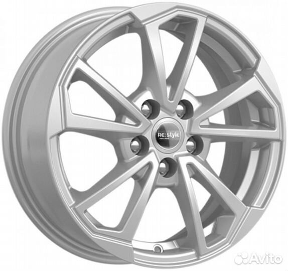 K&K KC1005 6x15 5x100 ET 38 Dia 57.1 (silver)