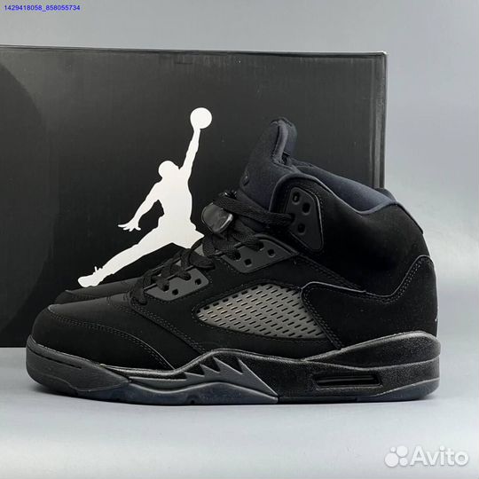 Кроссовки Nike Jordan 5 Black Cat (Арт.46696)