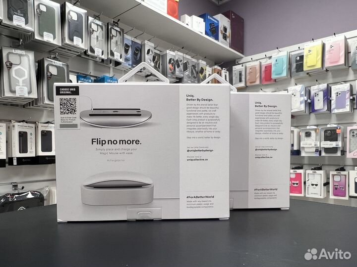 Док-станция Uniq Nova Compact Magic Mouse Grey