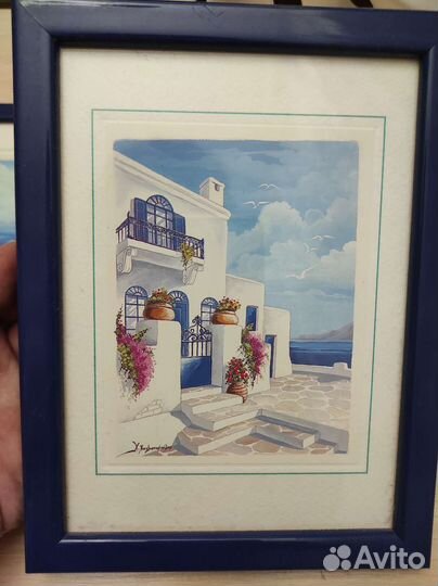 Сувениры из Греции 13х18 см 2 шт