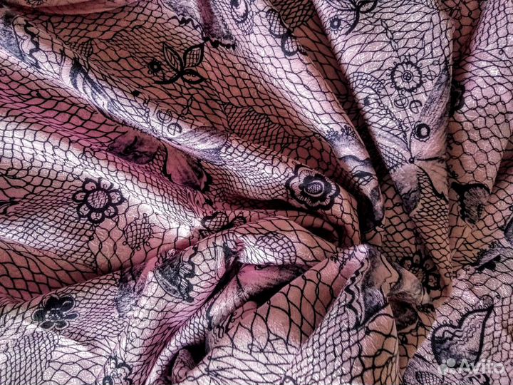 Вискоза-жаккард. Ткань СССР. Натуральная. 400х94см