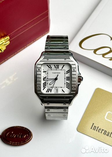 Часы cartier santos мужские