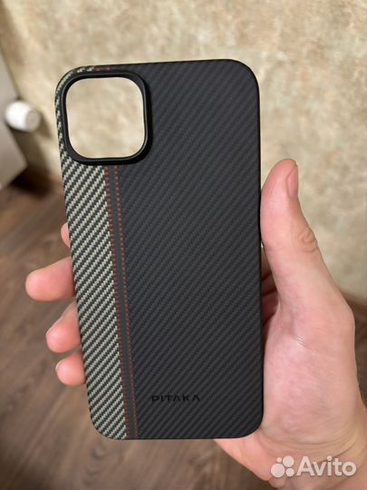 Чехол pitaka iPhone 15 plus в идеальном состоянии