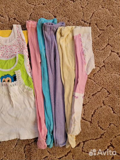 Вещи пакетом одежда для девочки 74-80