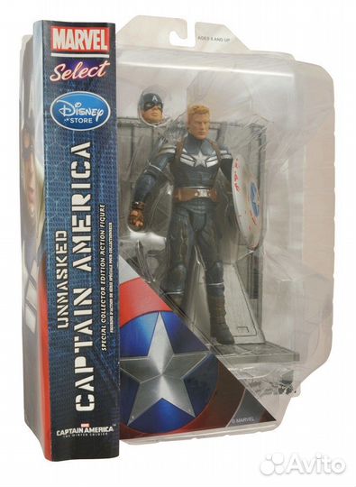 Марвел Селект фигурка Капитан Америка с повреждени
