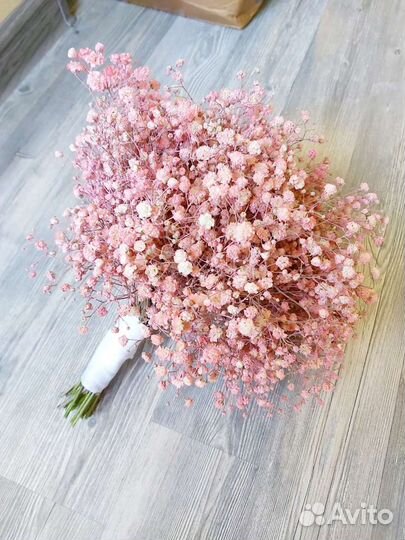 Венок на голову из живых цветов