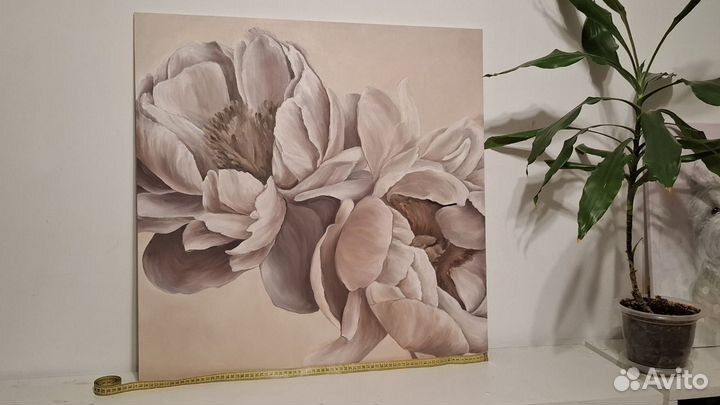 Пионы - Интерьерная картина ручная работа