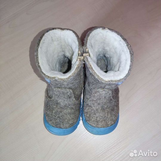 Зимние ботинки на меху 25 размер валенки