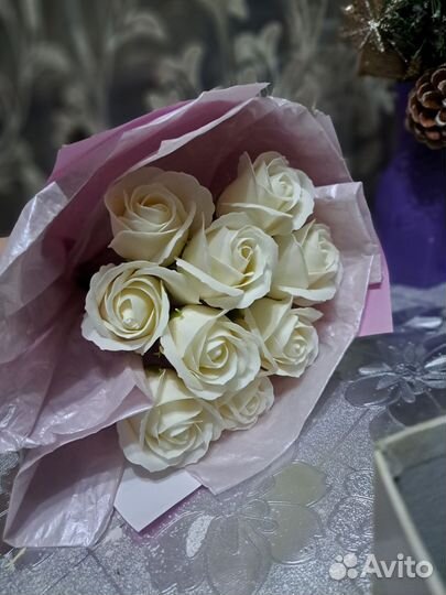 Мыльные букеты