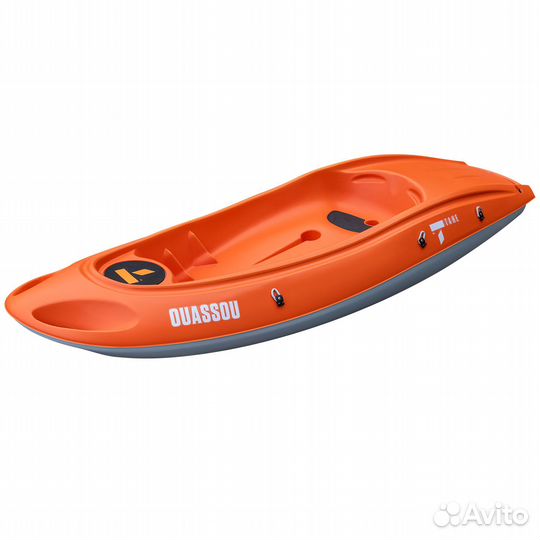 Одноместный жесткий каяк Ouassou Orange