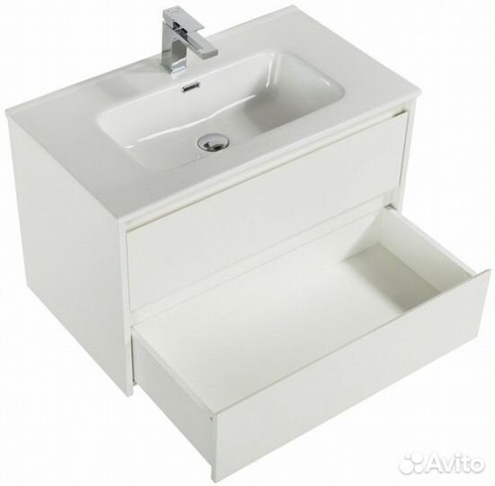 Тумба с раковиной BelBagno Kraft 90-BB900ETL Bianco Opaco