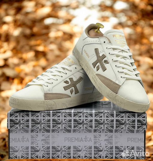 Кеды Premiata белые