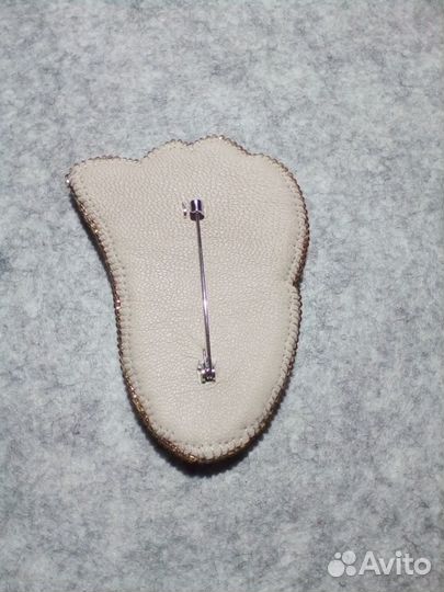 Брошь Черный тюльпан