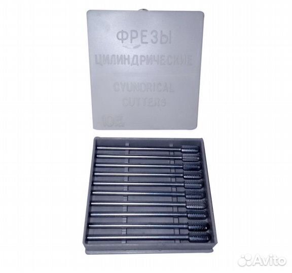 Фрезы зуботехнические цилиндрические диам 4 мм