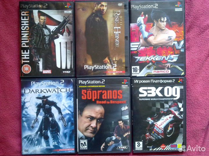 Игры для Sony Playstation Диски PS1, PS2