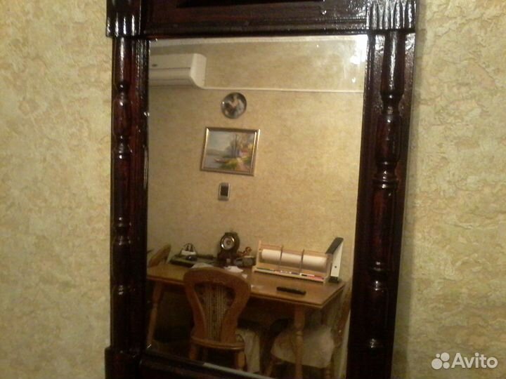 Антикварное дубовое зеркало 1930-х. годов