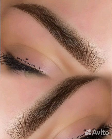 Пудровые бровки/перманент/перманентный макияж