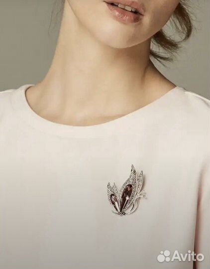 Брошь бабочка ретро