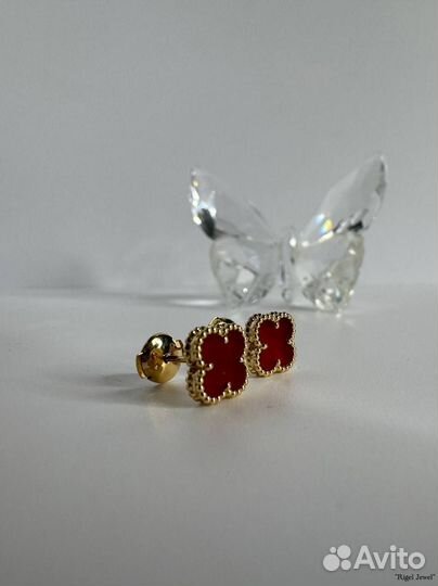 Серьги van cleef