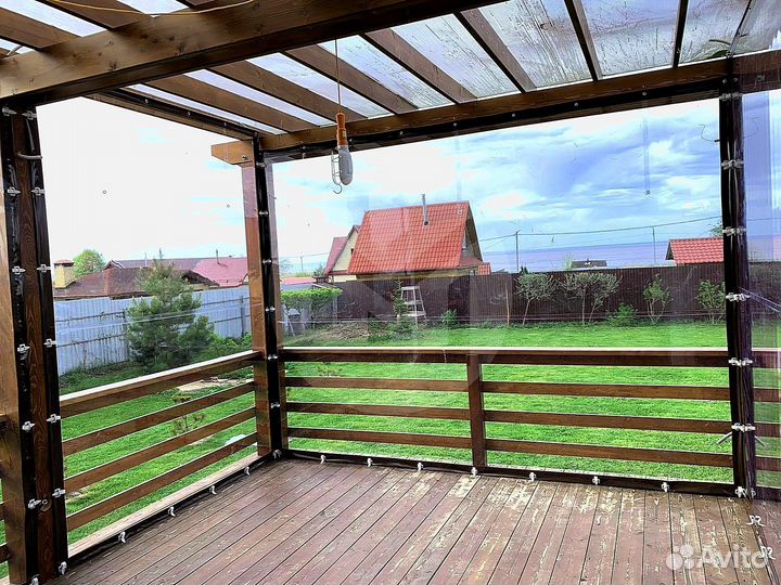 Мягкие окна для загородного дома