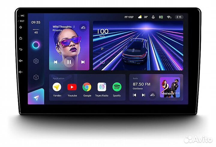 Штатная магнитола Teyes 9