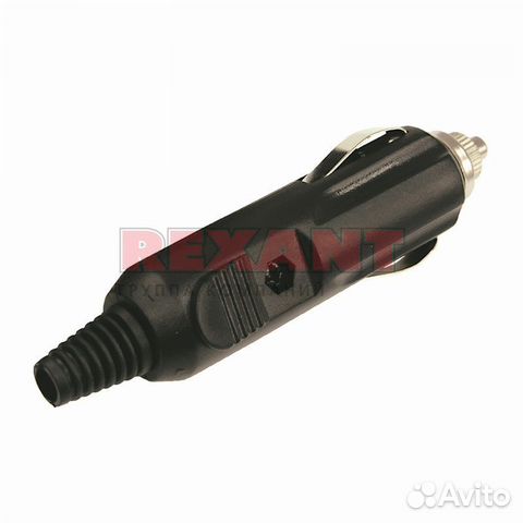 Штекер автоприкуривателя с предохранителем rexant