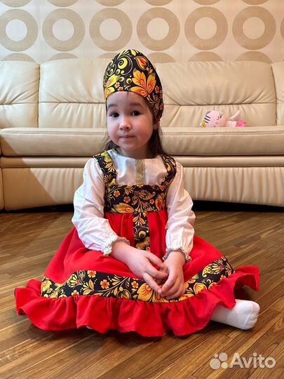 Русский народный костюм для девочки прокат