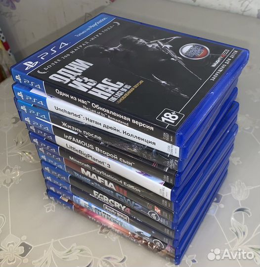 Коплект дисков игр для PS4