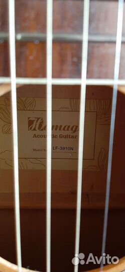 Акустическая гитара Homage LF 3910 n доведена до о