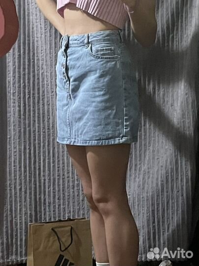 Юбка джинсовая