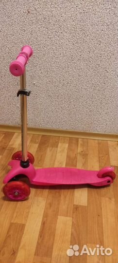 Самокат детский трехколесный бу