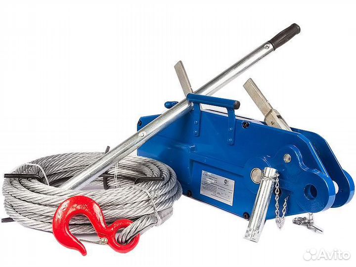 Лебедка ручная мтм 3200, (3,2т, L20м, стальной кор