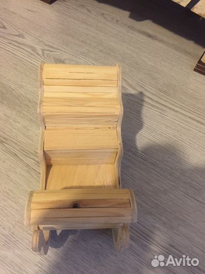 Новогоднии санки, украшение под ёлку