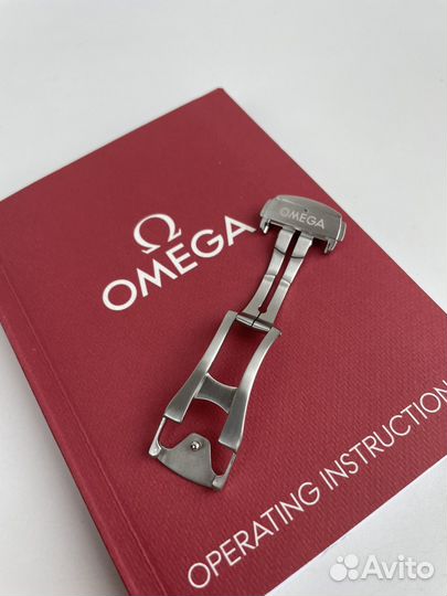 Omega стальная раскладная застежка клипса 18 мм