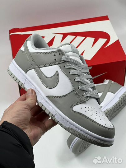 Кроссовки Nike sb dunk low grey premium