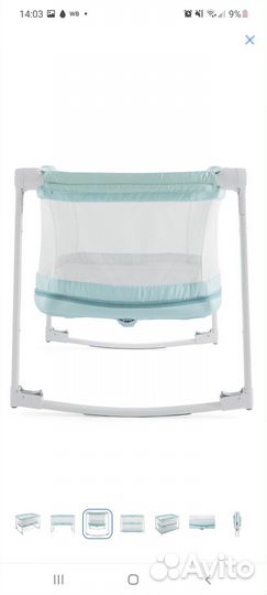 Детская кровать манеж с матрасом