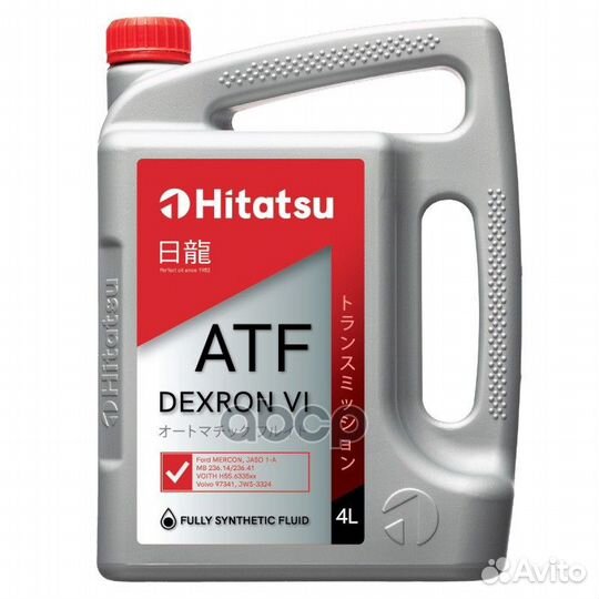 Жидкость акпп/гур синт. ATF dexron VI 4л mercon