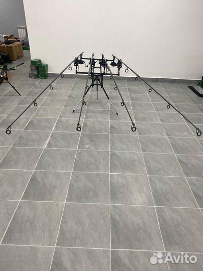 Карповый набор из 4 уд,род пода и сигнализаторов