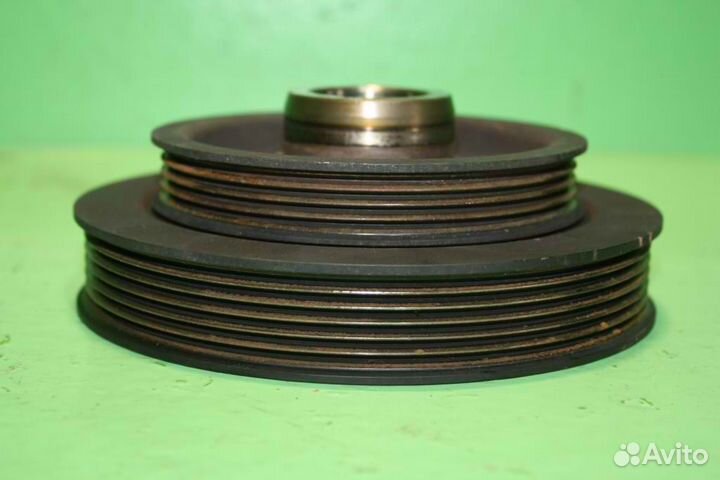 Шкив коленвала nissan teana J31 VQ23-DE 2 ремня