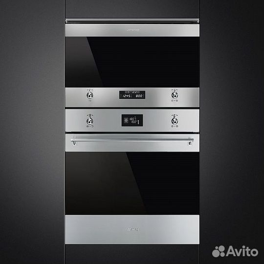 Встраиваемая свч печь smeg MP322X1