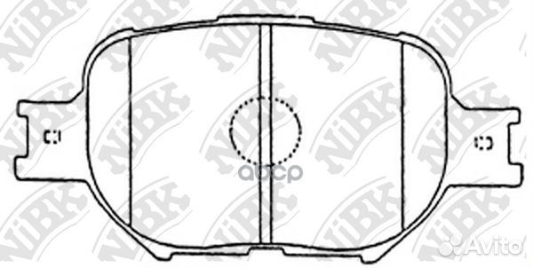 Колодки NiBK PN1430 PN1430 NiBK