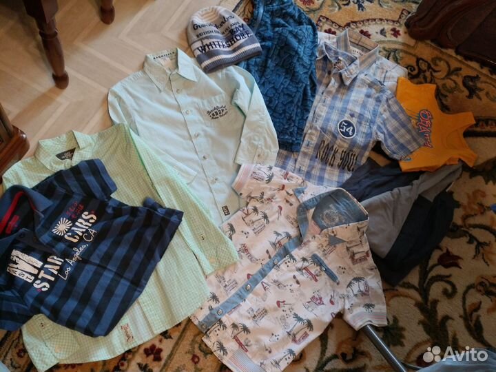 Рубашки пакетом для мальчика р. 128