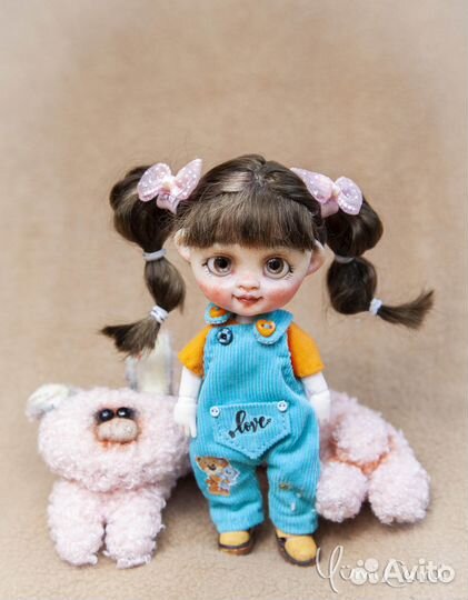 Авторская мини куколка от Yumi Camui