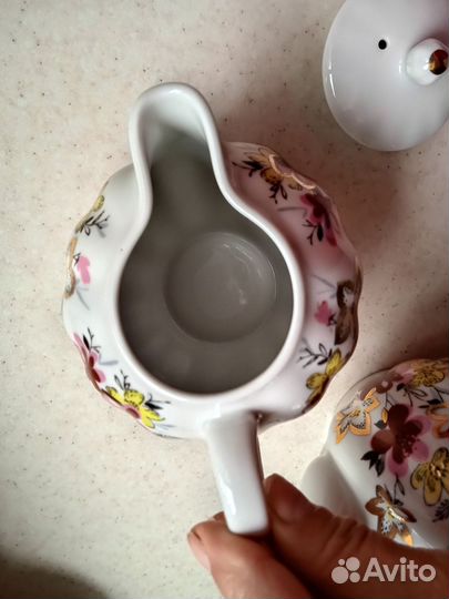 Заварочный чайник и молочник лфз